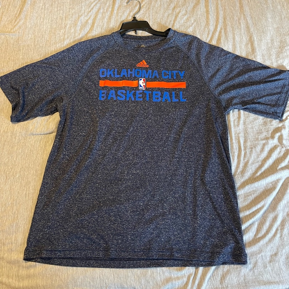 Adidas Oklahoma City Thunder Basketball Small T-Shirt